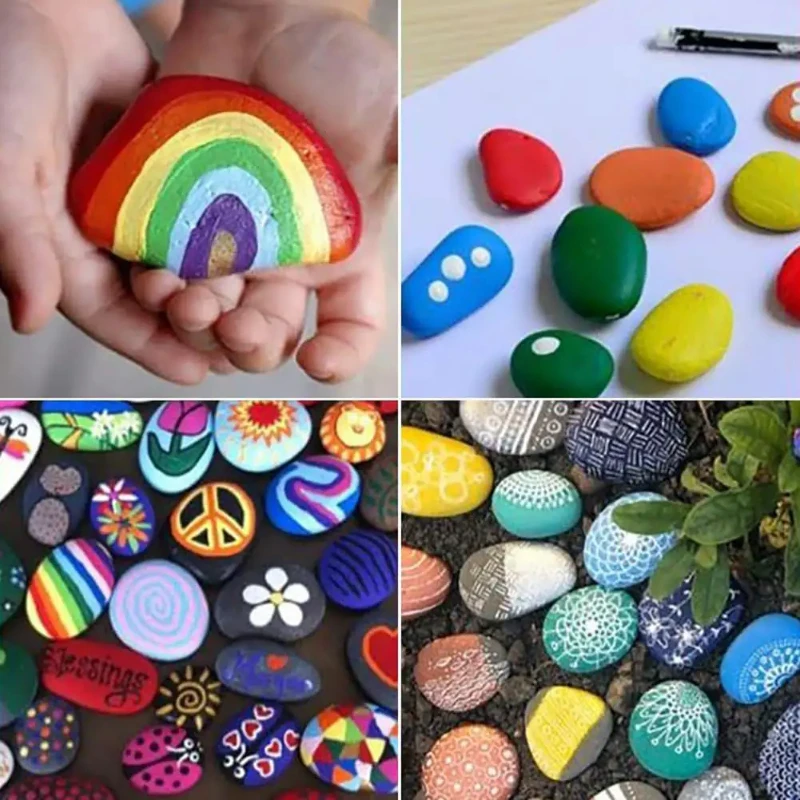 ชุดอุปกรณ์เพ้นท์หิน DIY หินเรี - Painting Supplies บทวิจารณ์และราคา