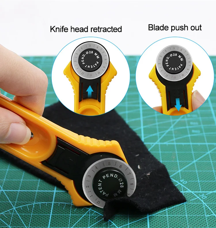 28/45 มม.ใบมีดตัดโรตารี่เย็บโร - Rotary Cutter For Fabric 45Mm บทวิจารณ์และราคา
