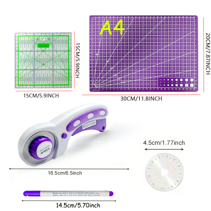 เครื่องตัดแบบหมุนขนาด 45 มม. พ - Rotary Cutter For Fabric 45Mm บทวิจารณ์และราคา