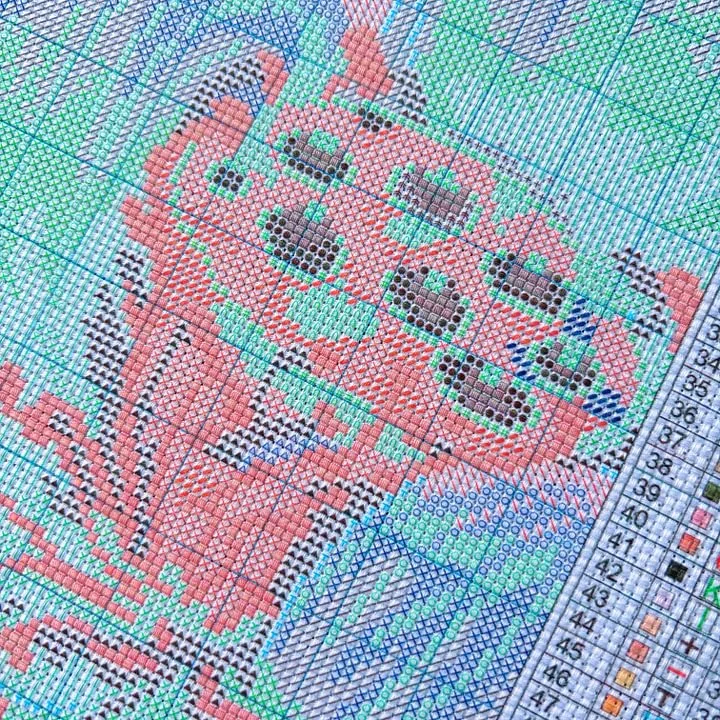 [[CC5130-66 Route Christmas Re - Cross Stitch Stamped Kits Beginners บทวิจารณ์และราคา