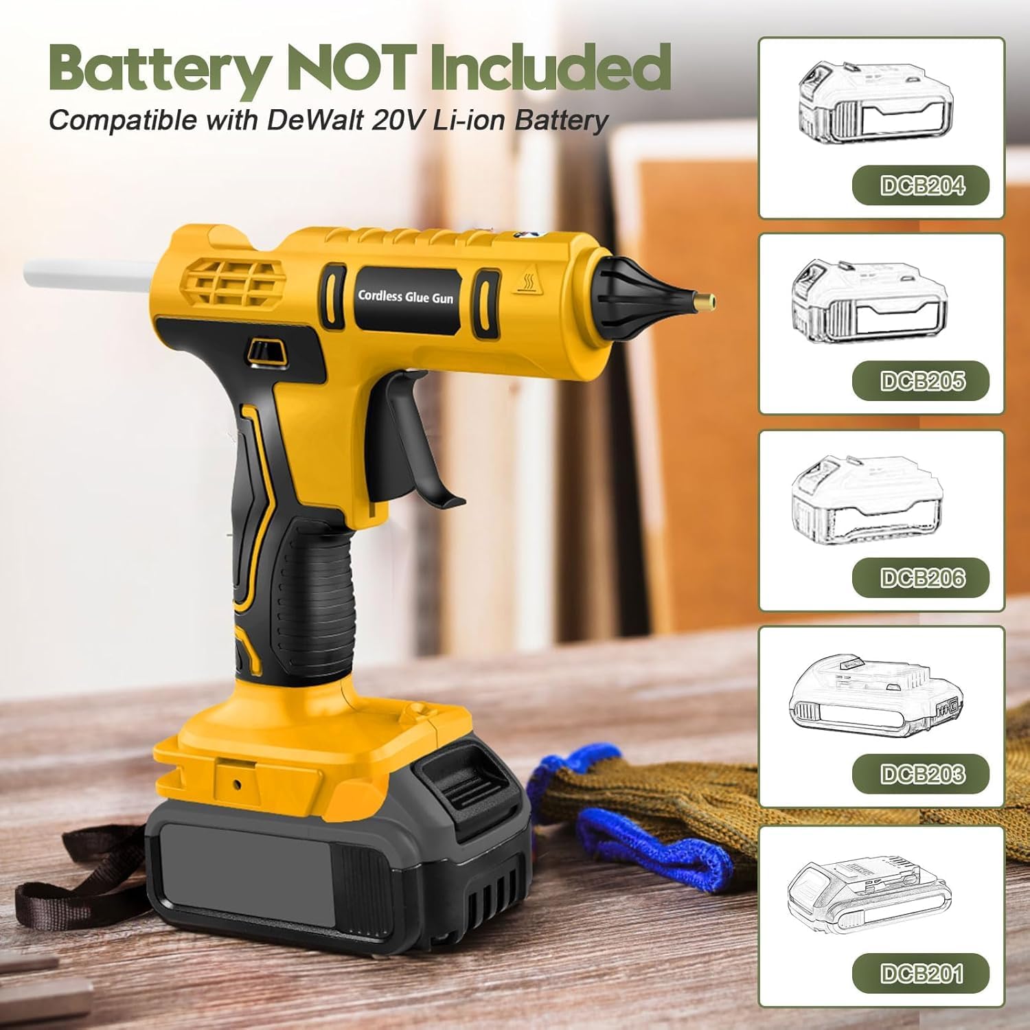 ปืนกาวร้อนไร้สาย 100W สำหรับแบ - Hot Melt Glue Gun Cordless บทวิจารณ์และราคา