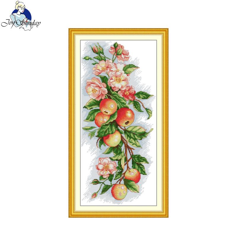 Joy Sunday Cross Stitch ชุดแอป - Cotton Embroidery Thread Skeins บทวิจารณ์และราคา