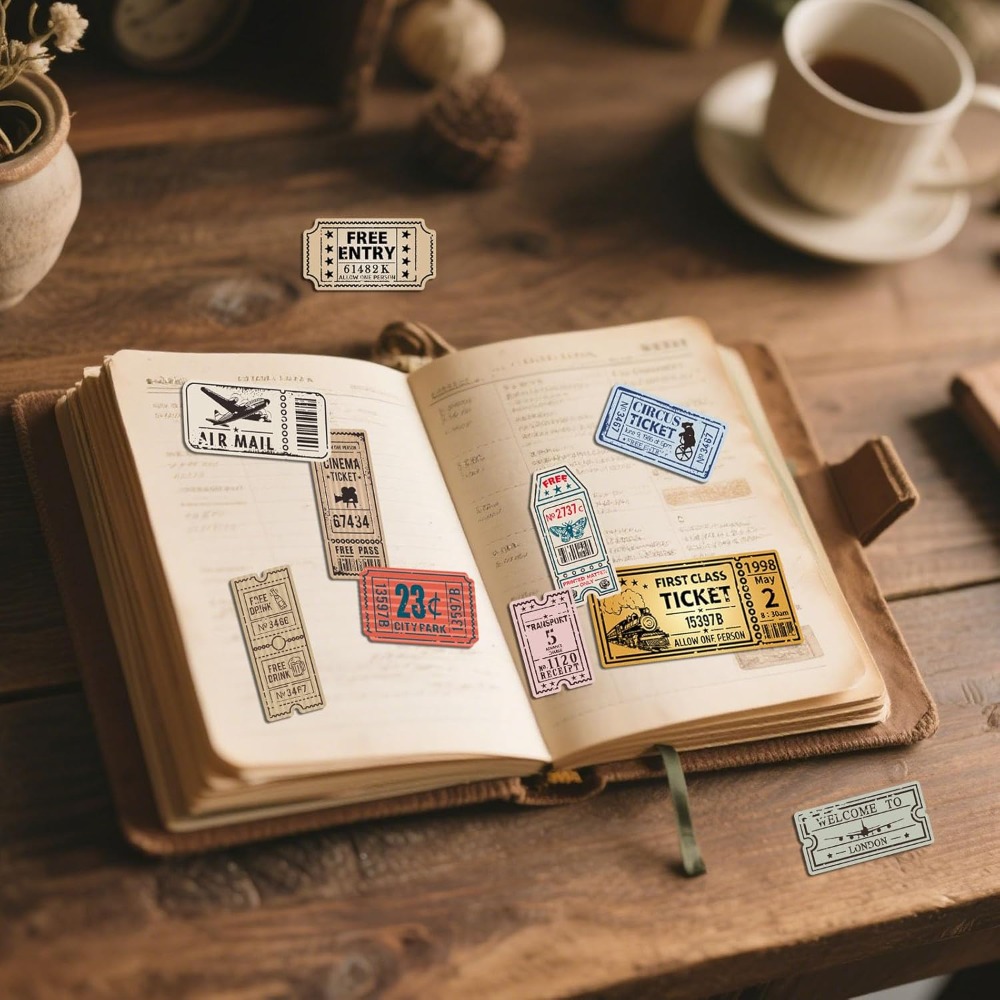 Vintage Ticket แสตมป์ที่ชัดเจน - Clear Silicone Stamps For Card Making บทวิจารณ์และราคา