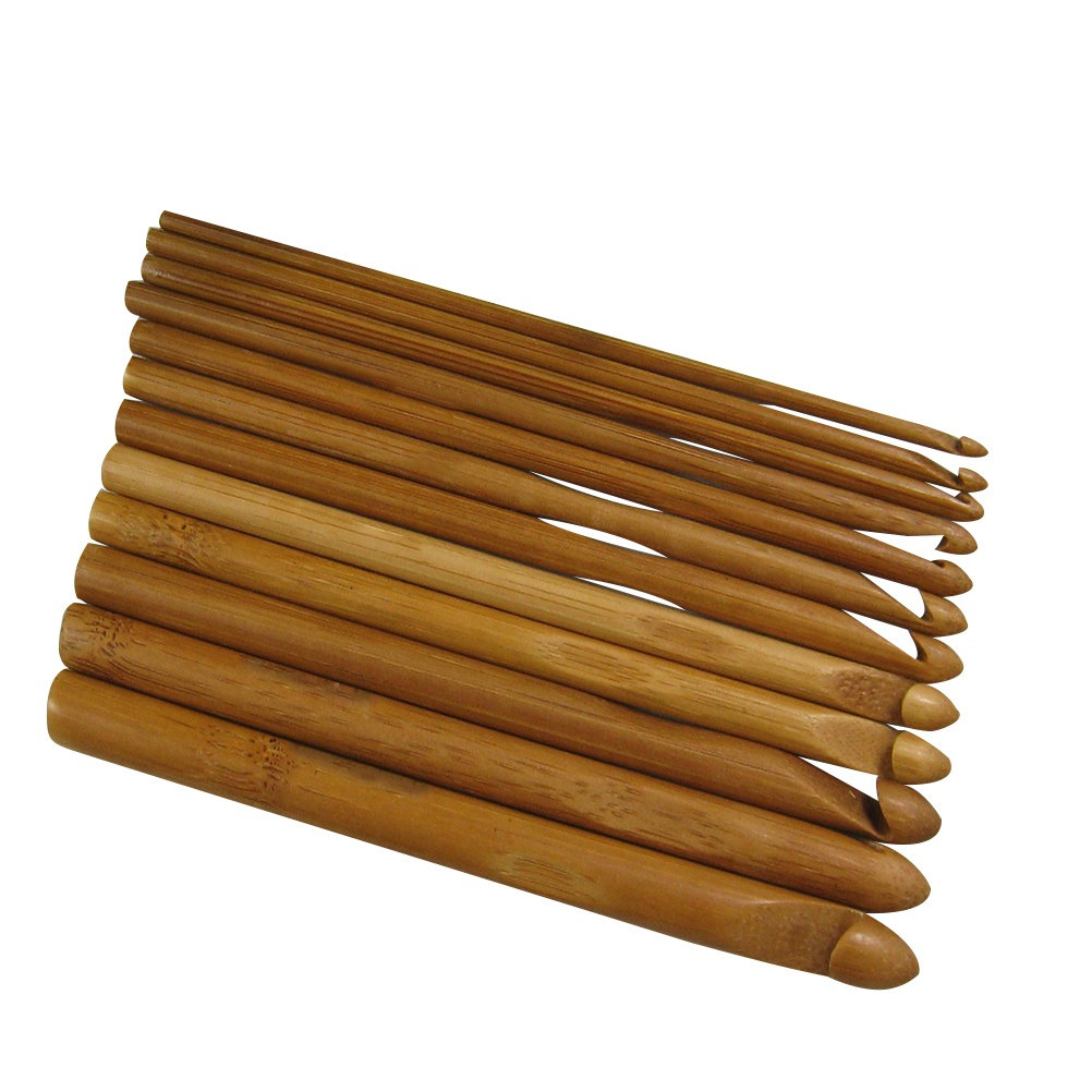 ชุดเข็มถักไหมพรมไม้ 12 ชิ้น พร - Wooden Crochet Hooks Ergonomic Handle บทวิจารณ์และราคา